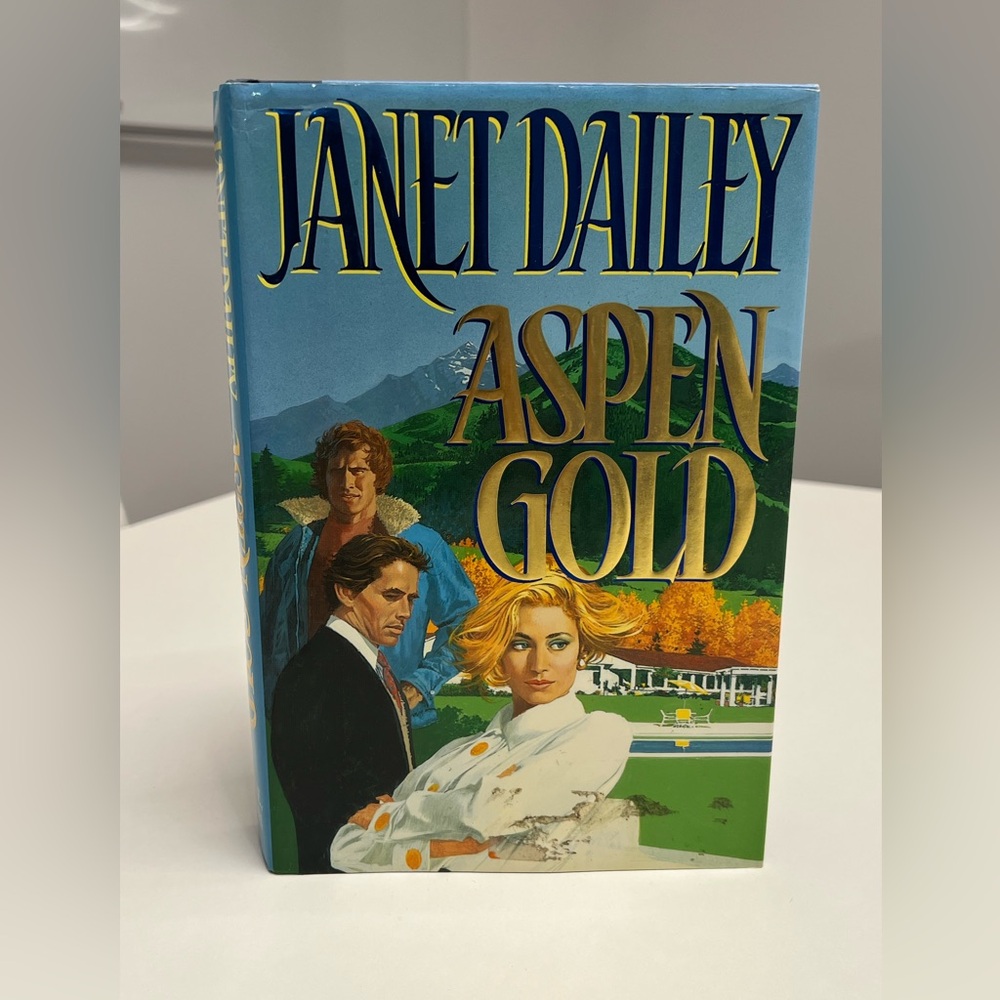 Janet Dailey Aspen Gold Used Hardcover Book